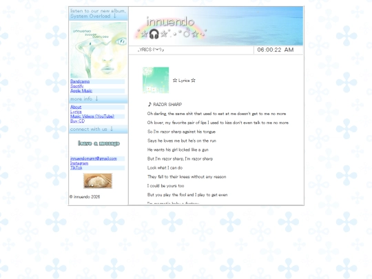 lyrics screenshot