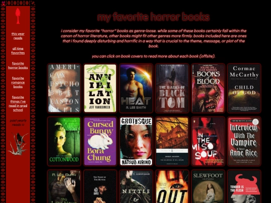 pages/fav-horror-books screenshot