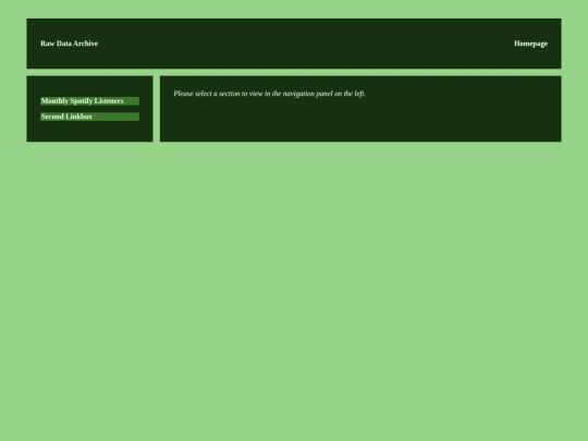 RawDataArchive screenshot