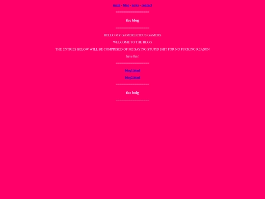 blog screenshot