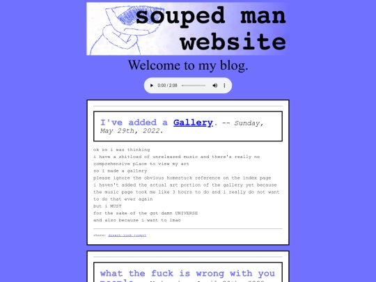 blog screenshot