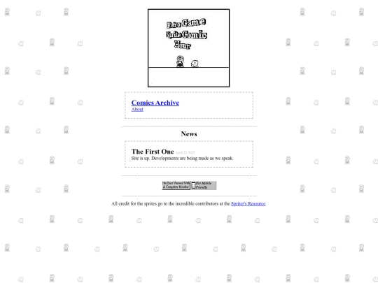 page/spritecomic screenshot