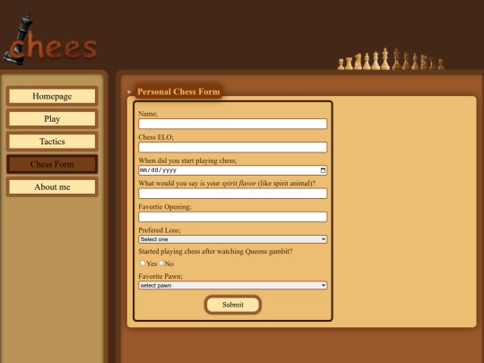 chessForm screenshot