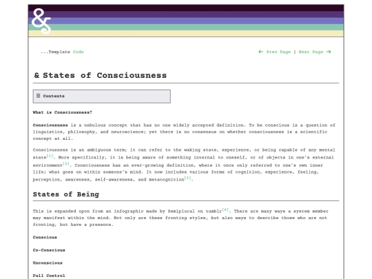 consciousness screenshot