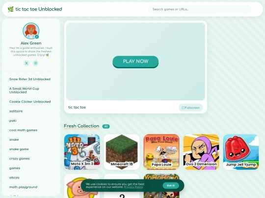 tic-tac-toe screenshot