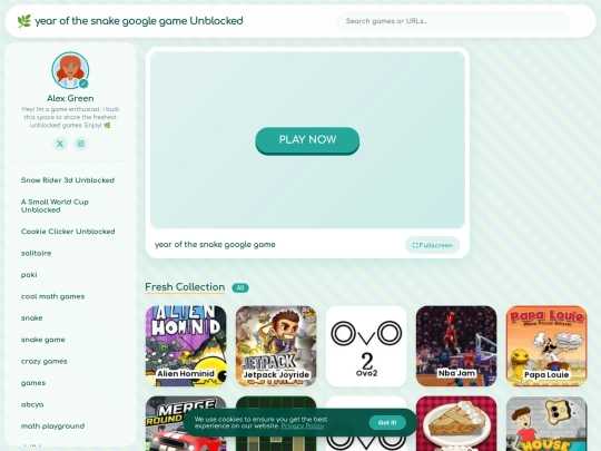 year-of-the-snake-google-game screenshot