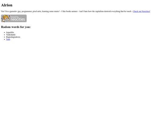 index screenshot