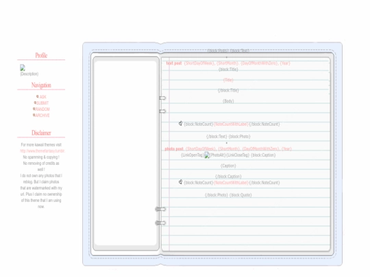 index screenshot