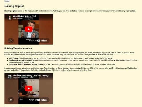 Raisingcapital screenshot
