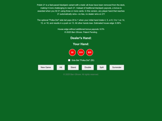 games/21 screenshot