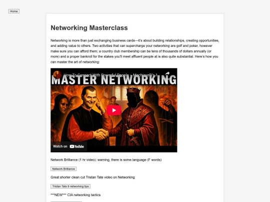 networking screenshot
