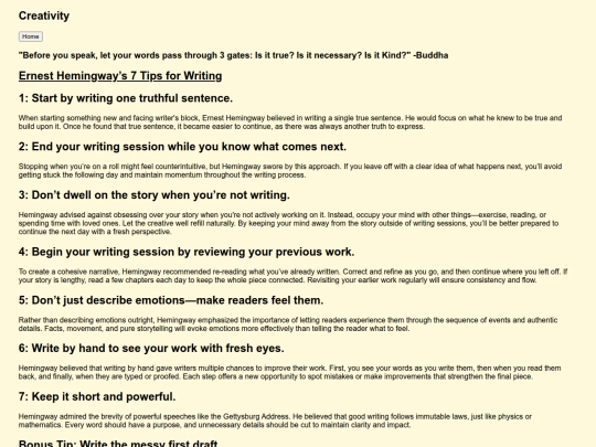 writing screenshot