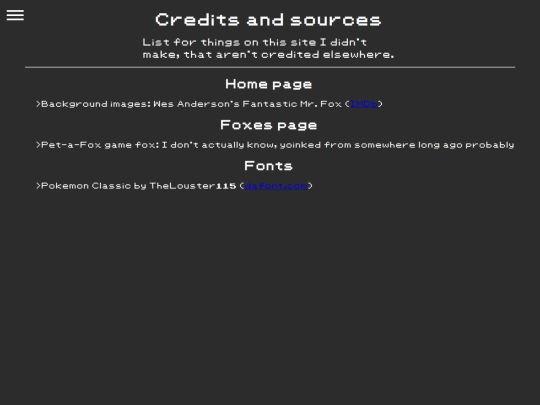 credits screenshot