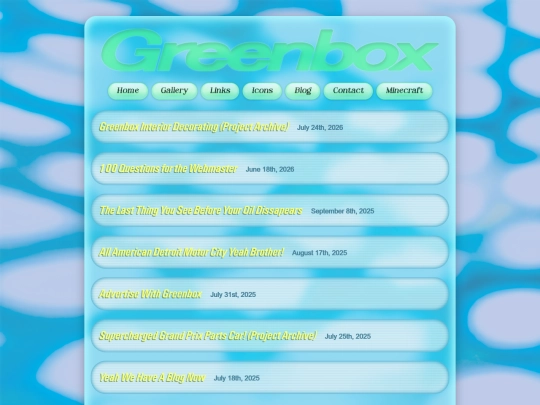 blog screenshot