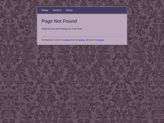 not_found screenshot