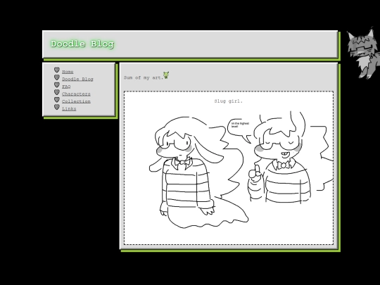 blog screenshot
