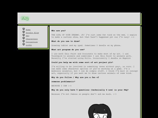 faq screenshot