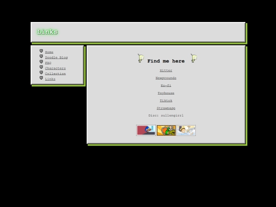 links screenshot