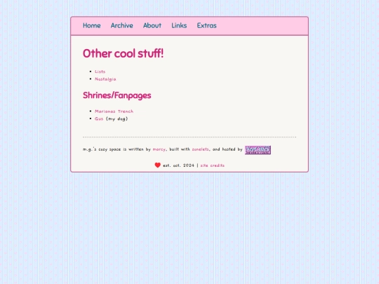 extras screenshot
