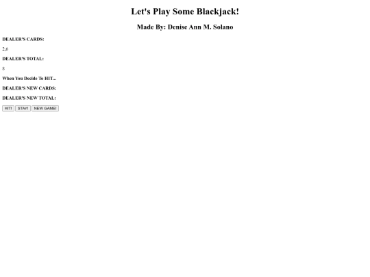 documents/blackjack screenshot
