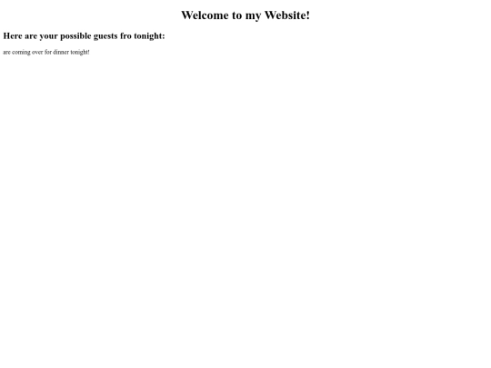 more docs/dinner screenshot