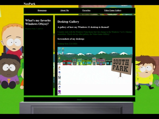 Desktops screenshot