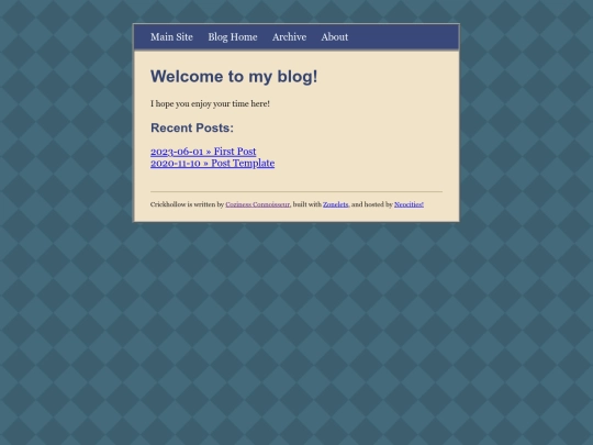 blog screenshot