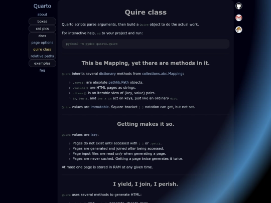 docs/quire_class screenshot