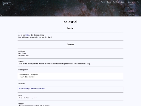 examples/celestial screenshot