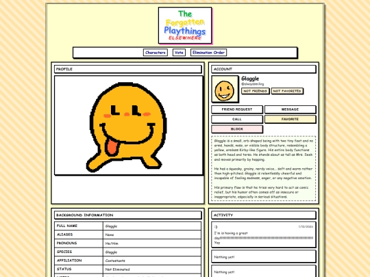 characters/glaggle screenshot