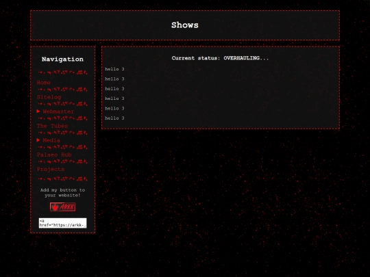 main/shows screenshot