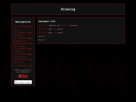 main/sitelog screenshot