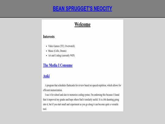 index screenshot