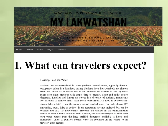 faqs screenshot