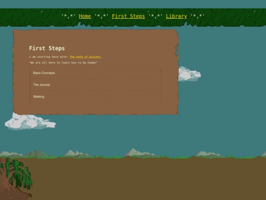 html/first-steps screenshot