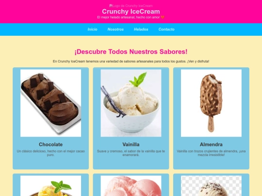 Helados screenshot