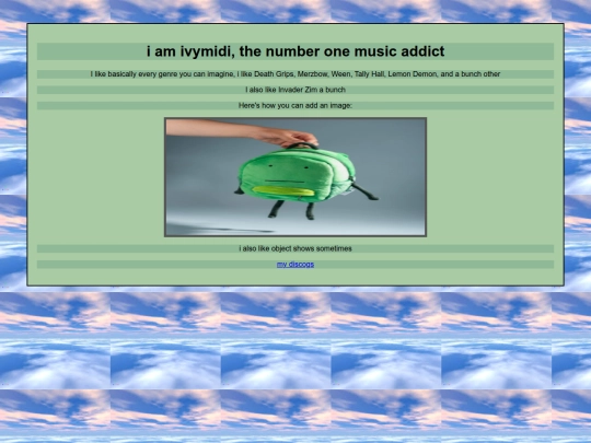 about-me screenshot