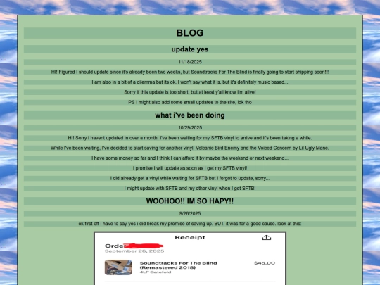 blog screenshot