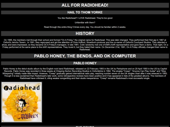 radiohead screenshot