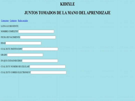 index screenshot
