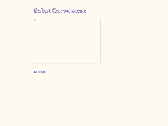 Robot Conversions screenshot