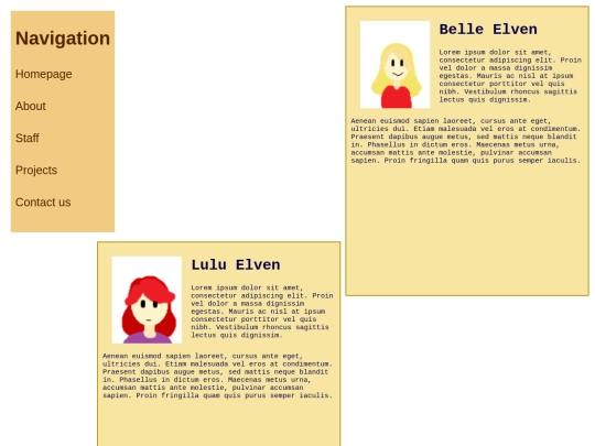 staffpage screenshot