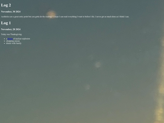Logs screenshot