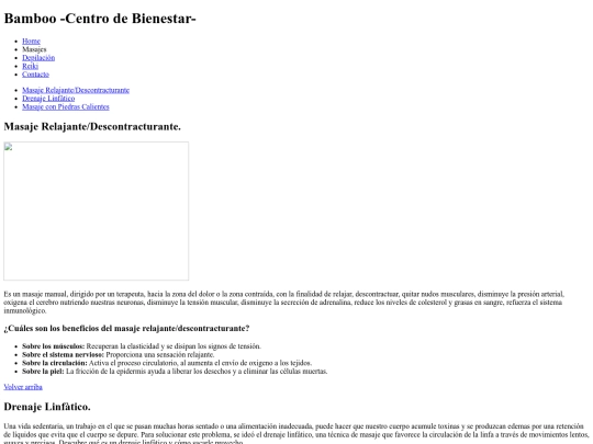 final/masajes screenshot