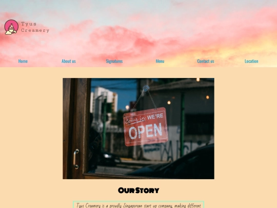 about us screenshot