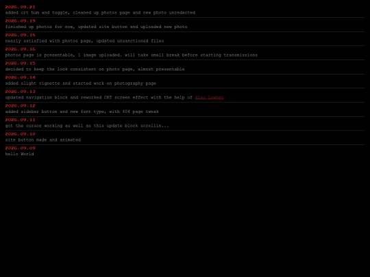 updates screenshot