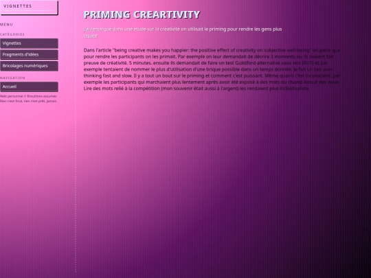idees/priming screenshot