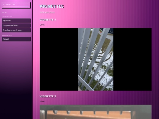 vignettes screenshot