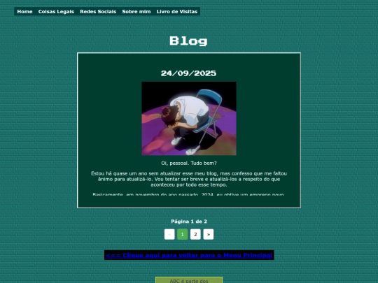 blog screenshot