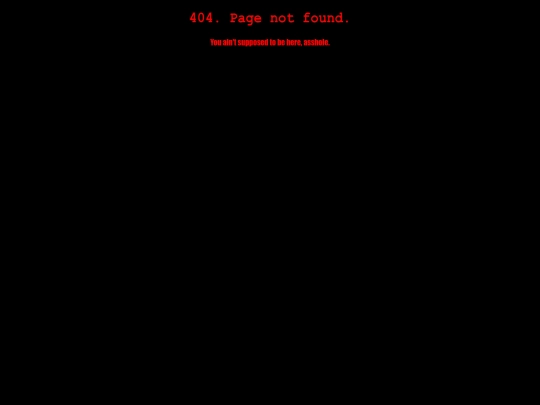 not_found screenshot
